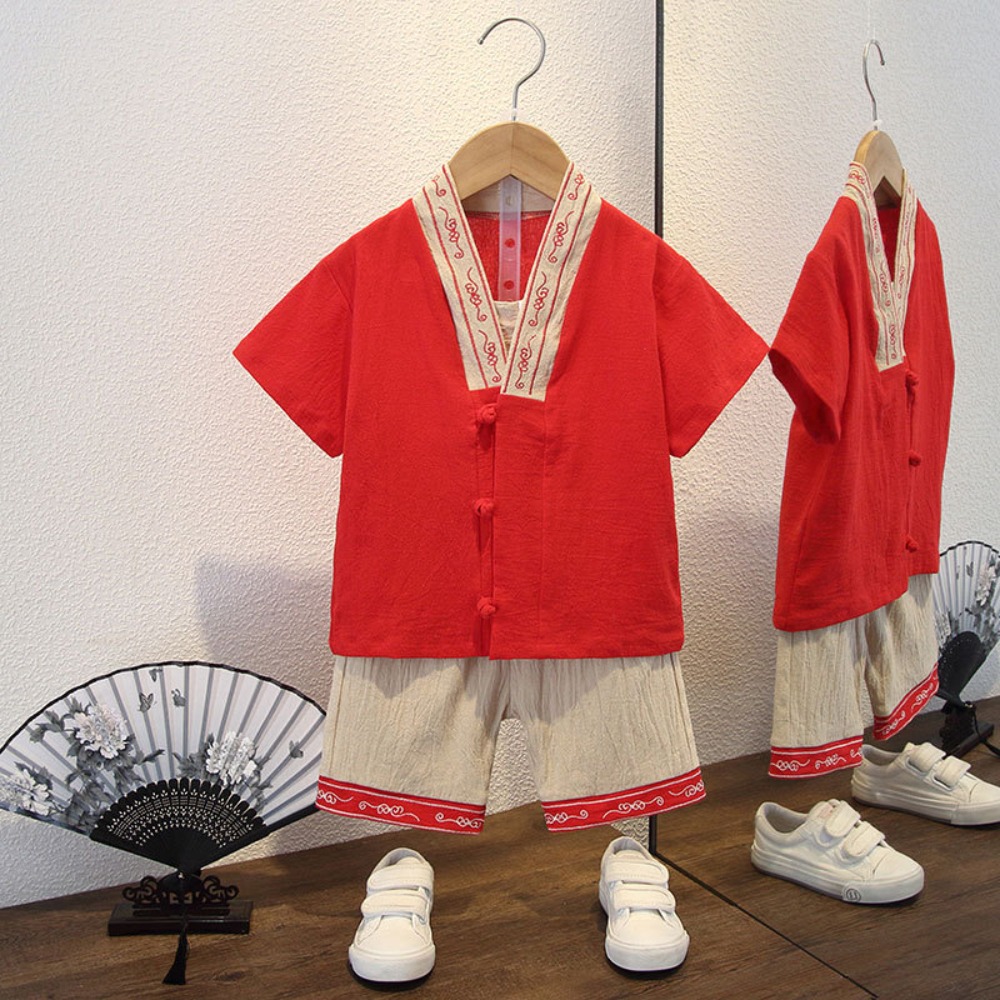 Summer Clothing Baby Boy - Boys' Hanfu Baby Ethnic Style Casual