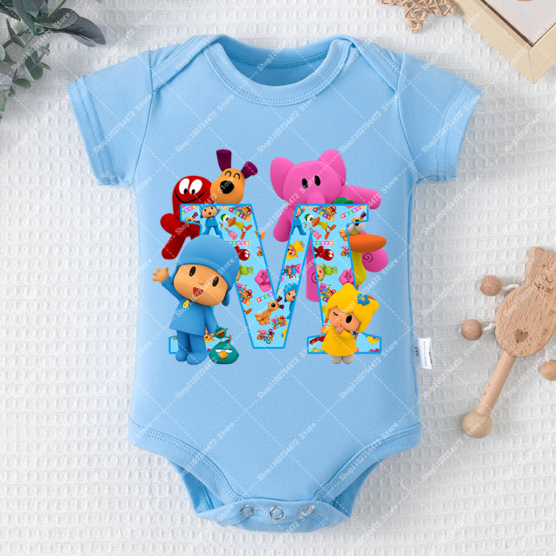 Summer Clothing Baby Boy - Baby Boy Girl Cartoon Cute Bodysuit
