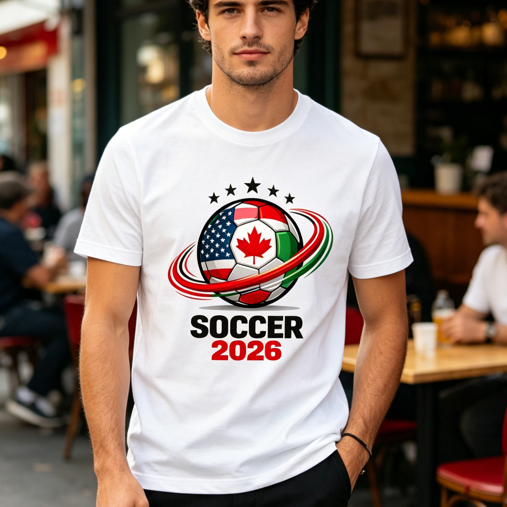 Summer Clothing Women Canada - 2026 USA-Canada-Mexico Soccer T-Shirt Men Women
