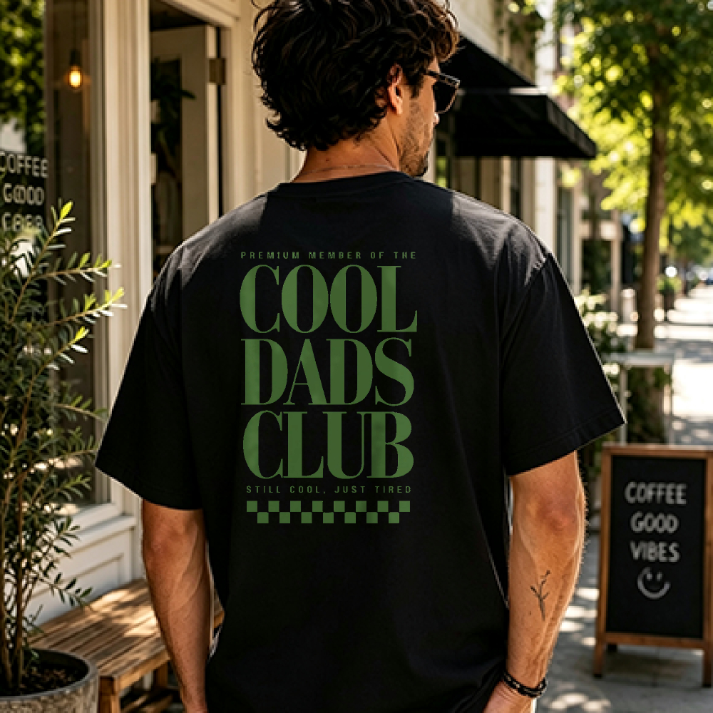 Summer Clothing Ideas - Cool Dads Club T-Shirt Father's Day