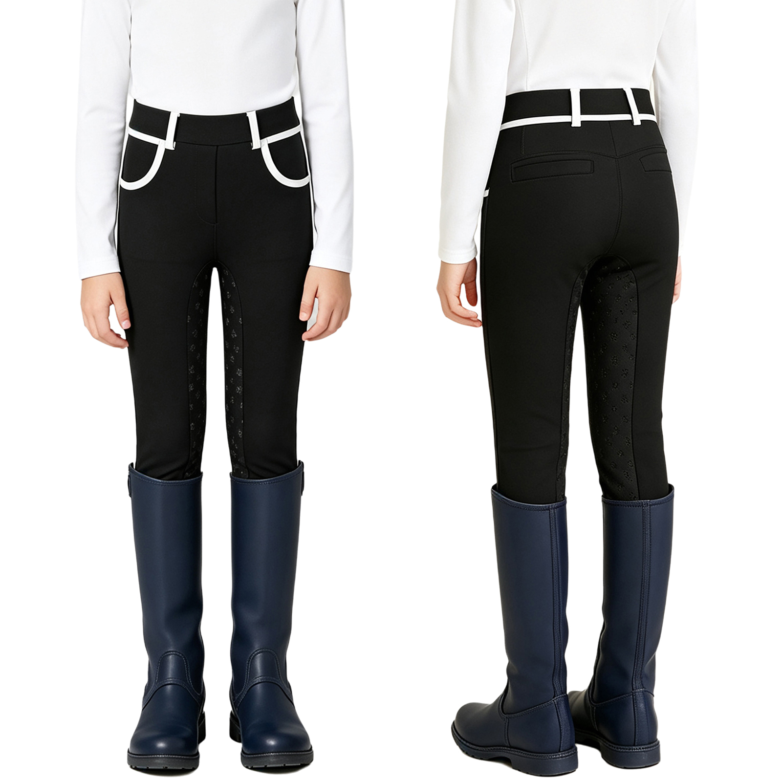 Summer Equestrian Clothing - Children Girls Horse Riding Sports Clothing