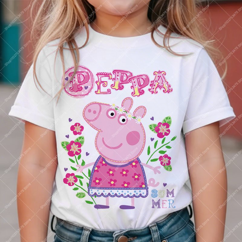 Summer Clothing Girls - Kids Girl Cute Cotton T-shirt Summer