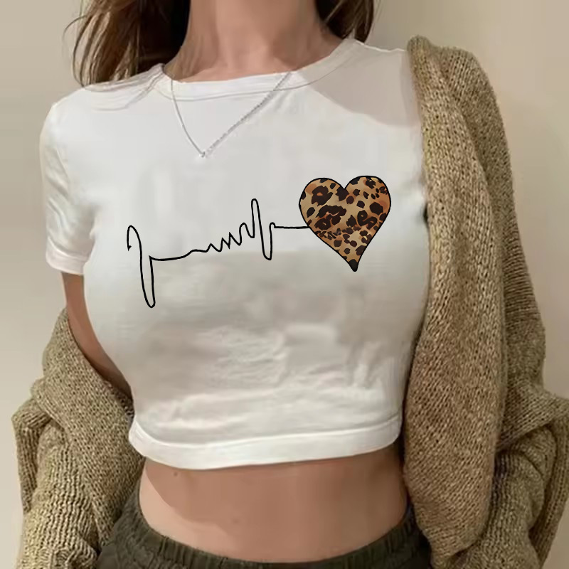 Summer New 90 's Leopard Heart - Summer Clothing Drop review and price