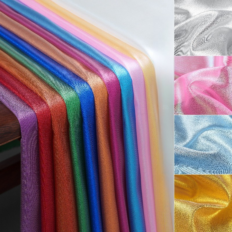 Thin Plain Glitter Fabric By T - Soft Summer Yellow Clothing review and price