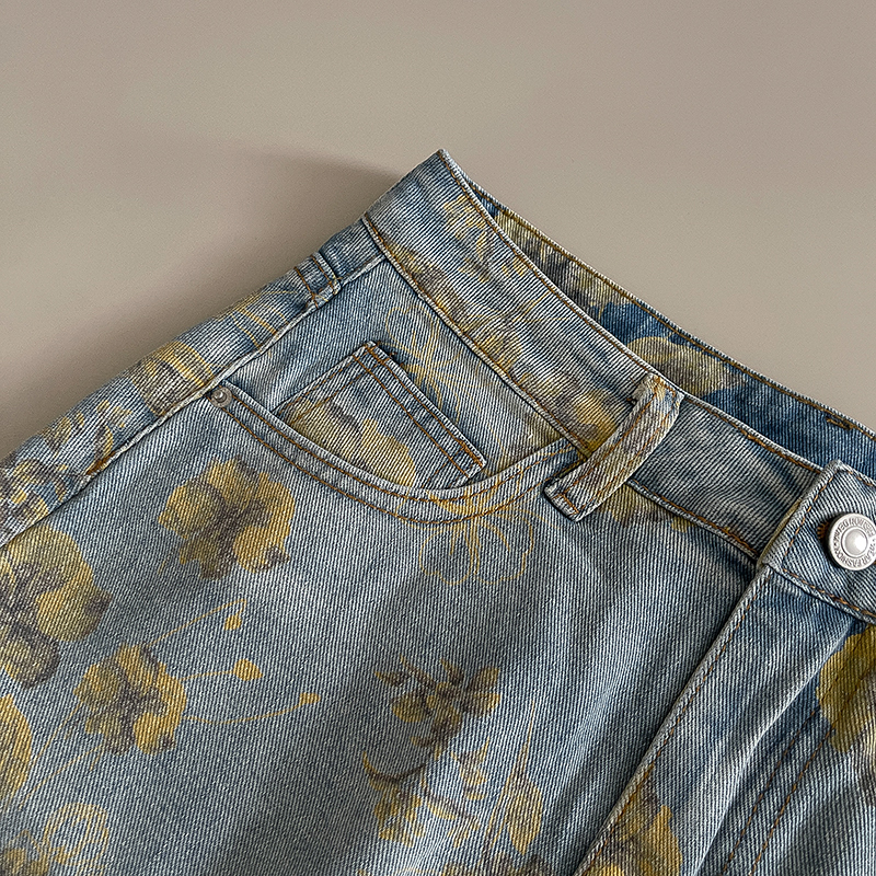 Elegant Women Denim Skirt Yell - Soft Summer Yellow Clothing review and price
