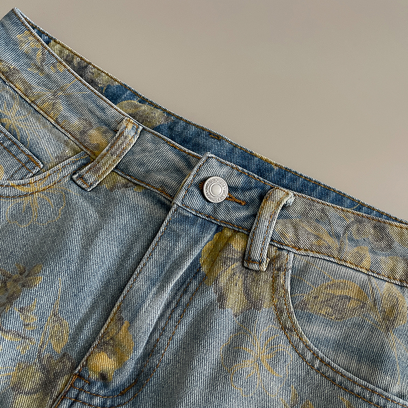 Elegant Women Denim Skirt Yell - Soft Summer Yellow Clothing review and price