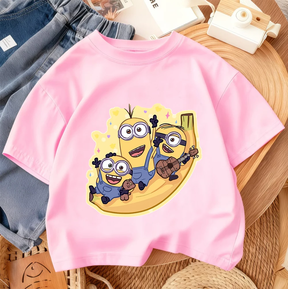 Childrens Minions Graphic Tee  - Soft Summer Yellow Clothing review and price