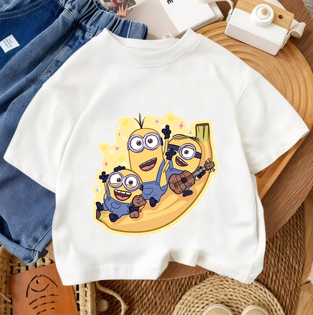 Childrens Minions Graphic Tee  - Soft Summer Yellow Clothing review and price