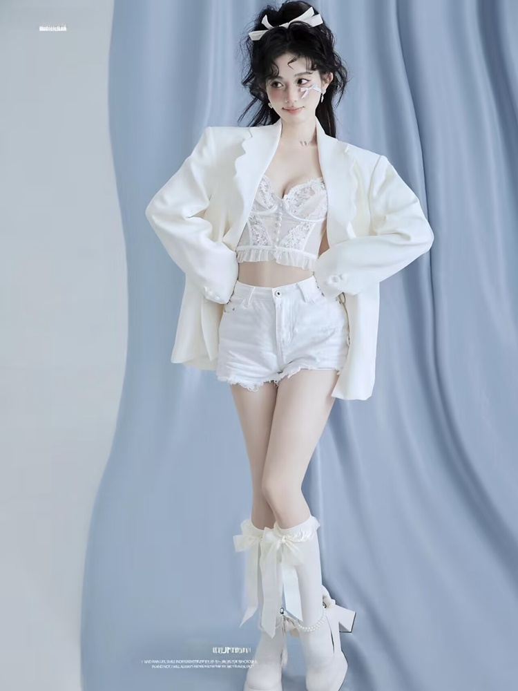 Studio Photography Suit White  - Summer Clothing Girls review and price