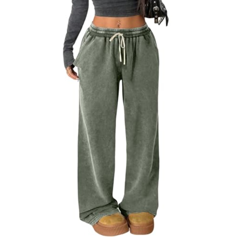 Gihuo Womens Baggy Sweatpants  - Palazzo Pant Wide review and price