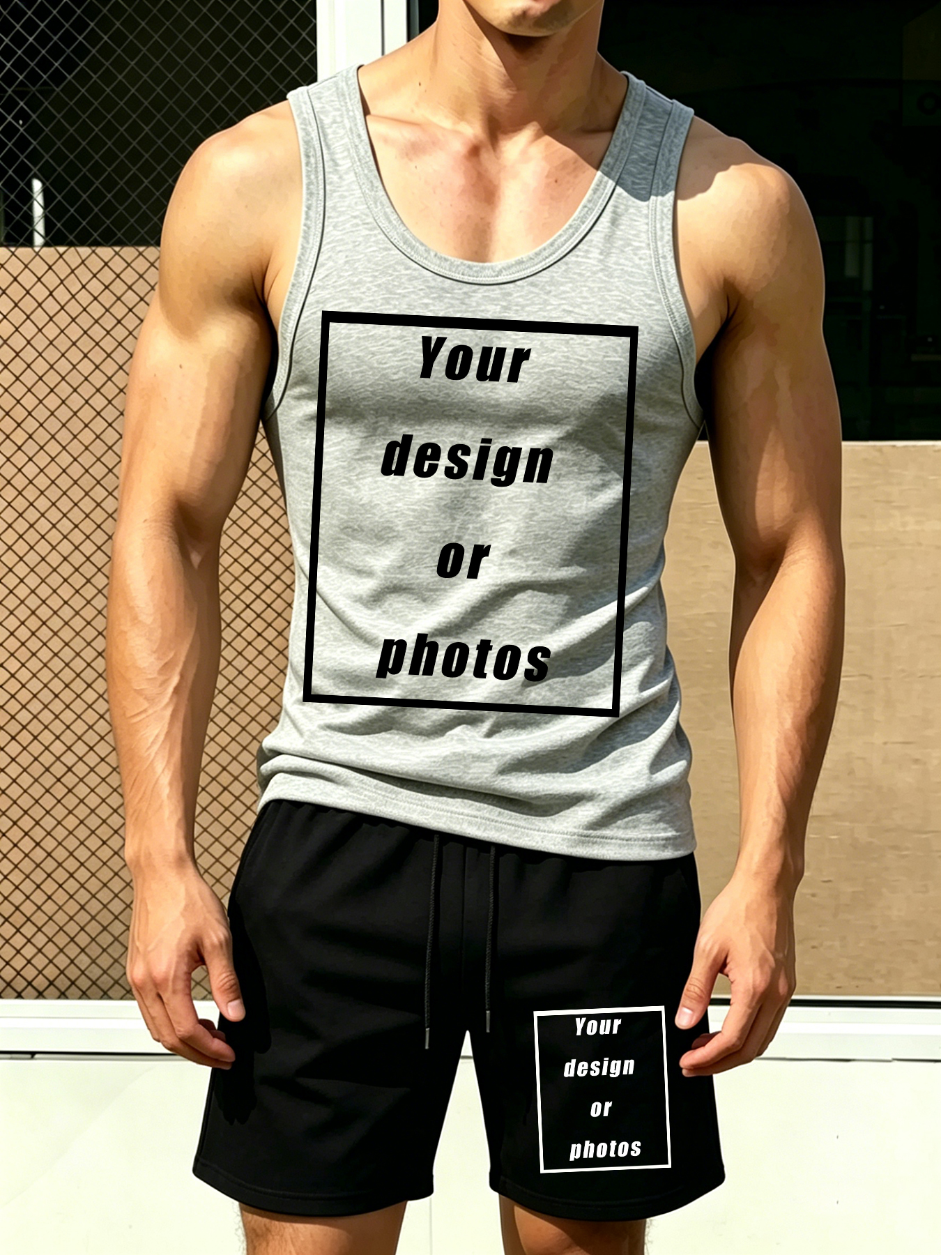 Men's Sports Tank Top Set Shor - Summer Clothing Sets Men review and price
