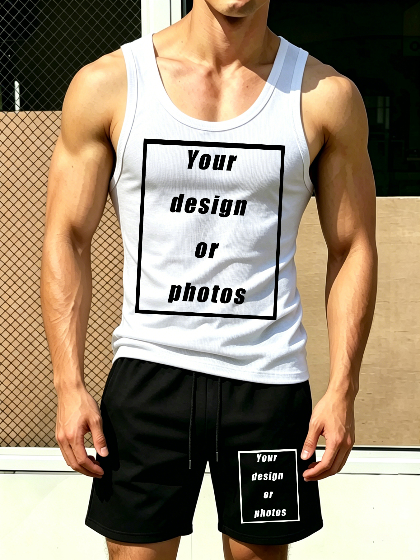 Men's Sports Tank Top Set Shor - Summer Clothing Sets Men review and price