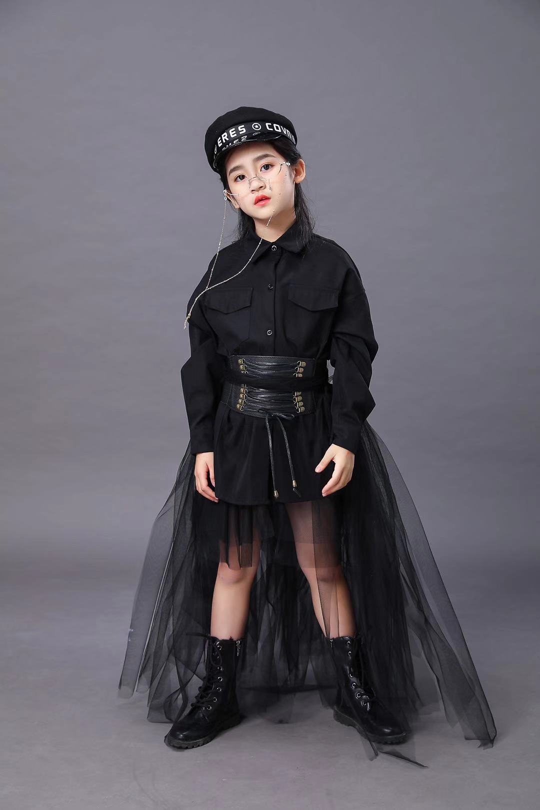 Children's Black Suit Girls Mo - Summer Clothing Girls review and price