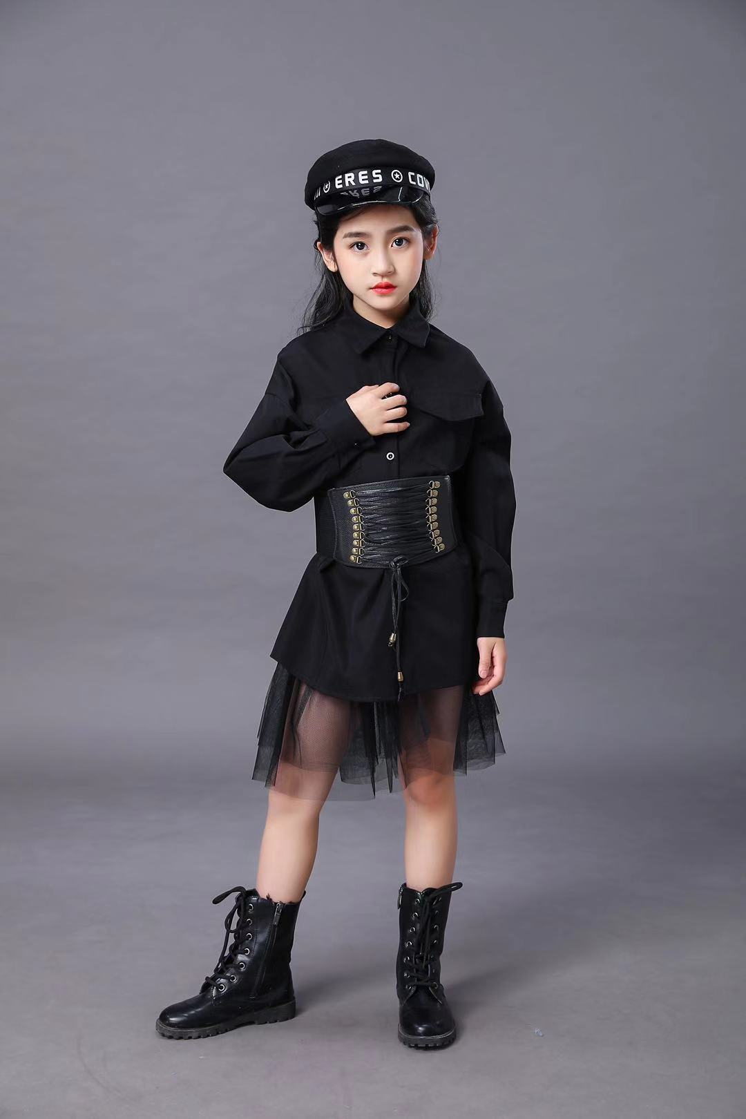 Children's Black Suit Girls Mo - Summer Clothing Girls review and price