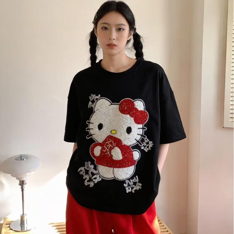 Cute Short-Sleeved Hello Kitty - Summer Clothes review and price