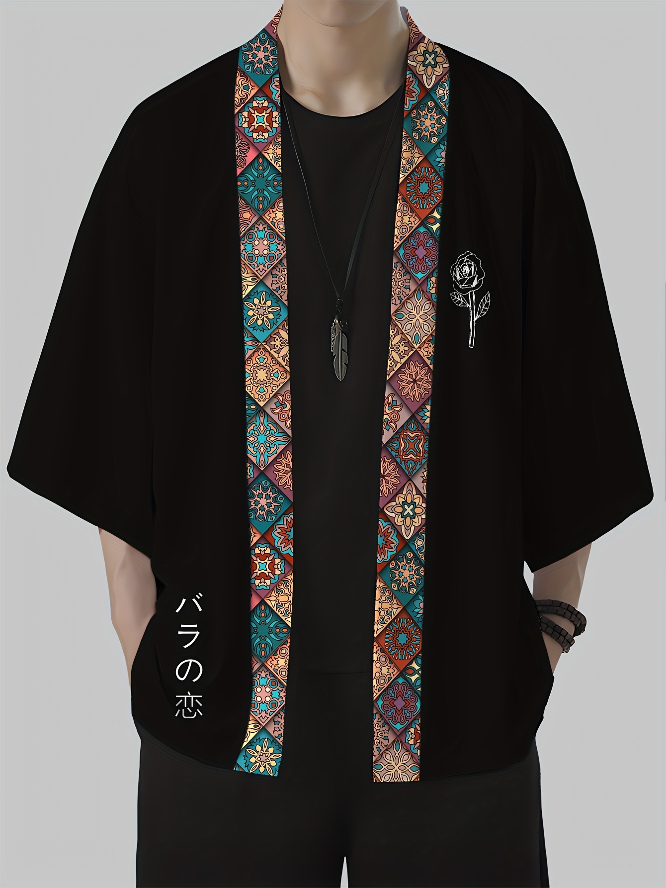 2026 Summer Men's Kimono 3D Pr - Summer Clothing Design review and price