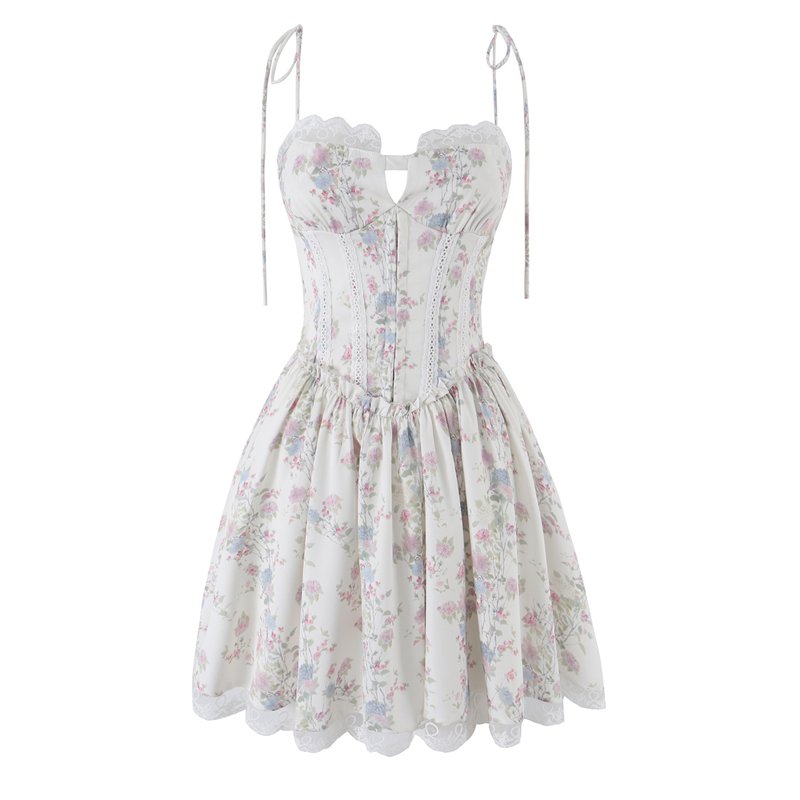 XNWMNZ High Quality  2026 New  - Sundress Midi Floral review and price