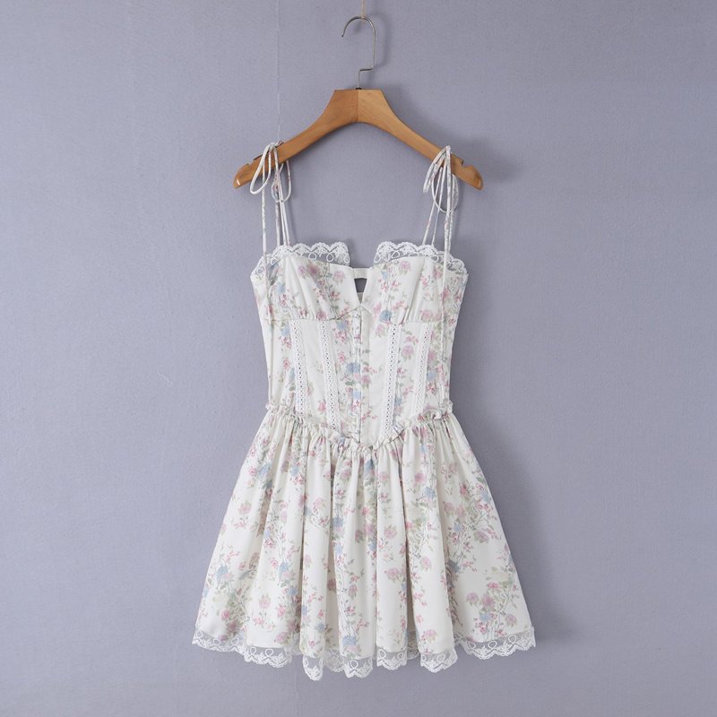 XNWMNZ High Quality  2026 New  - Sundress Midi Floral review and price