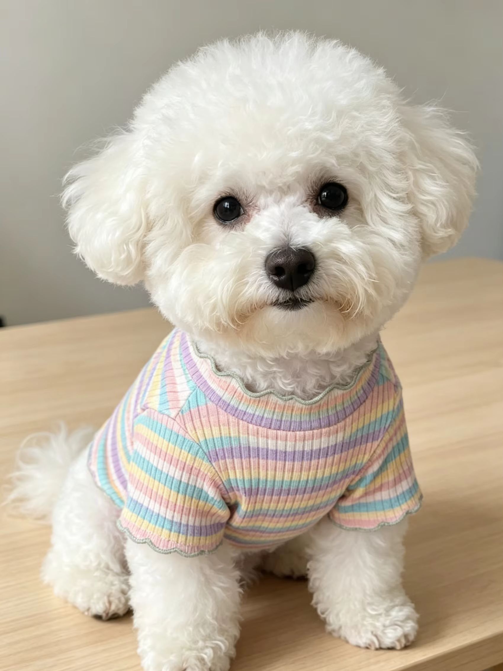 1PC Wide Elastic Stripes Pet D - Summer Dog Clothing review and price