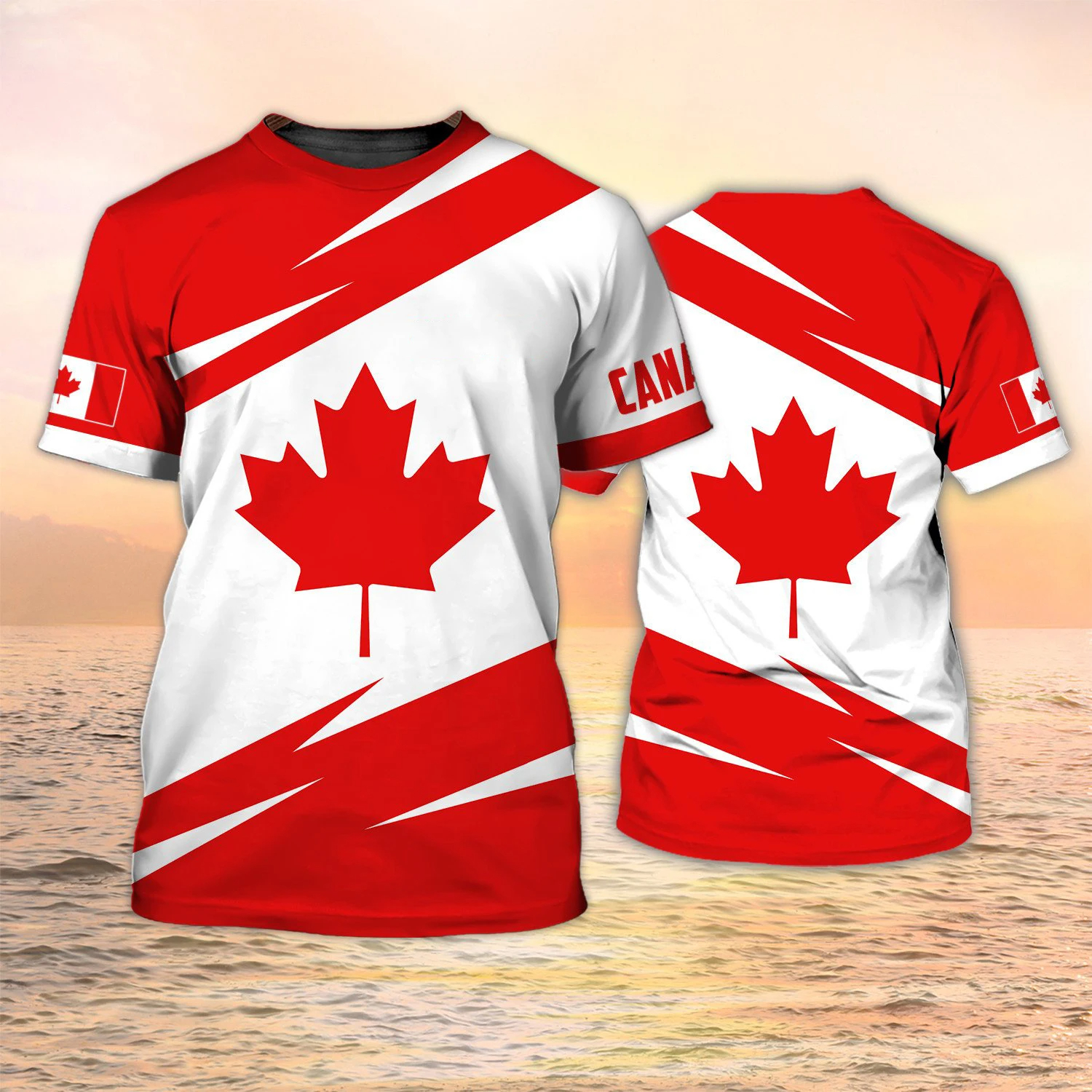 Canada T-Shirts Canadian Flag  - Summer Clothing Women Canada review and price