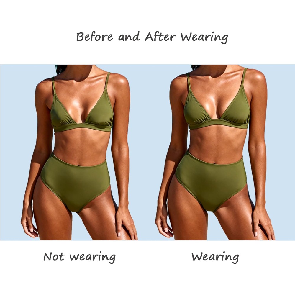 Adhesive Silicone Bra Inserts  - Bikini Set Push Up review and price