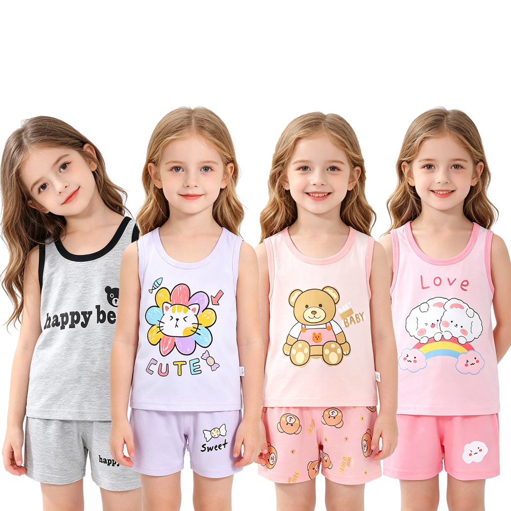 Summer Girls Pajamas Children  - Summer Clothing Baby Boy review and price