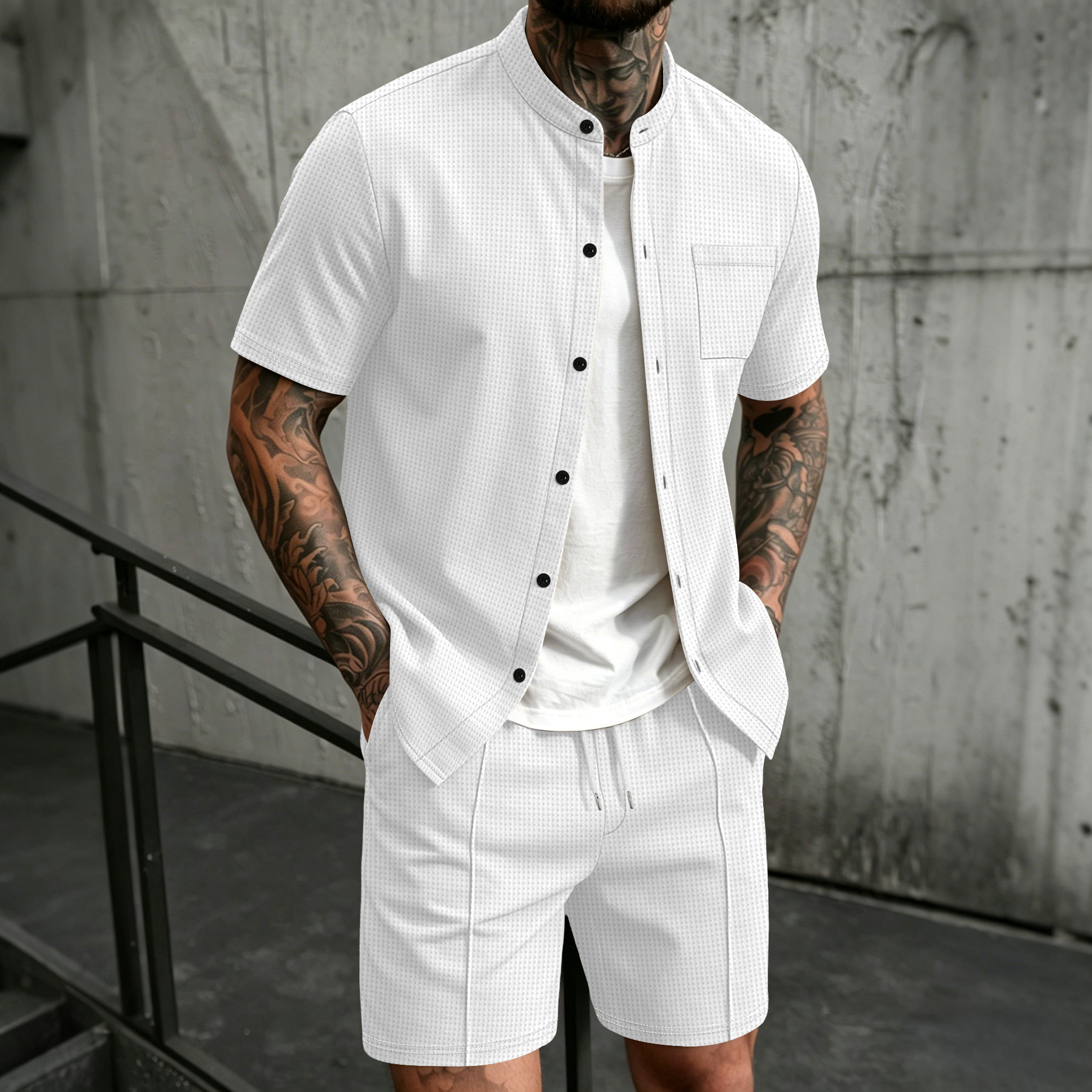 Men's 2 Piece Outfit, Stand Co - Summer Clothing Sets Men review and price