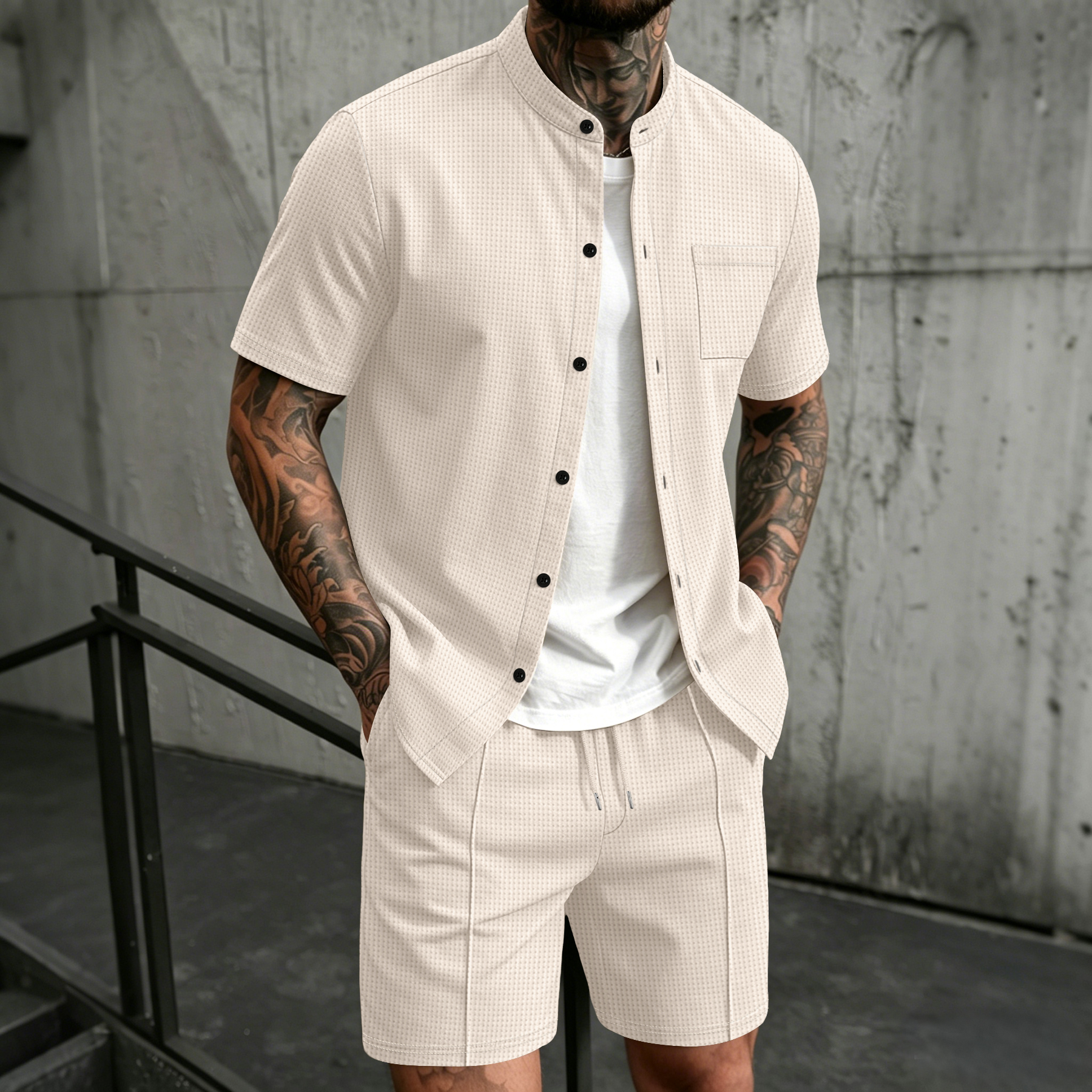 Men's 2 Piece Outfit, Stand Co - Summer Clothing Sets Men review and price