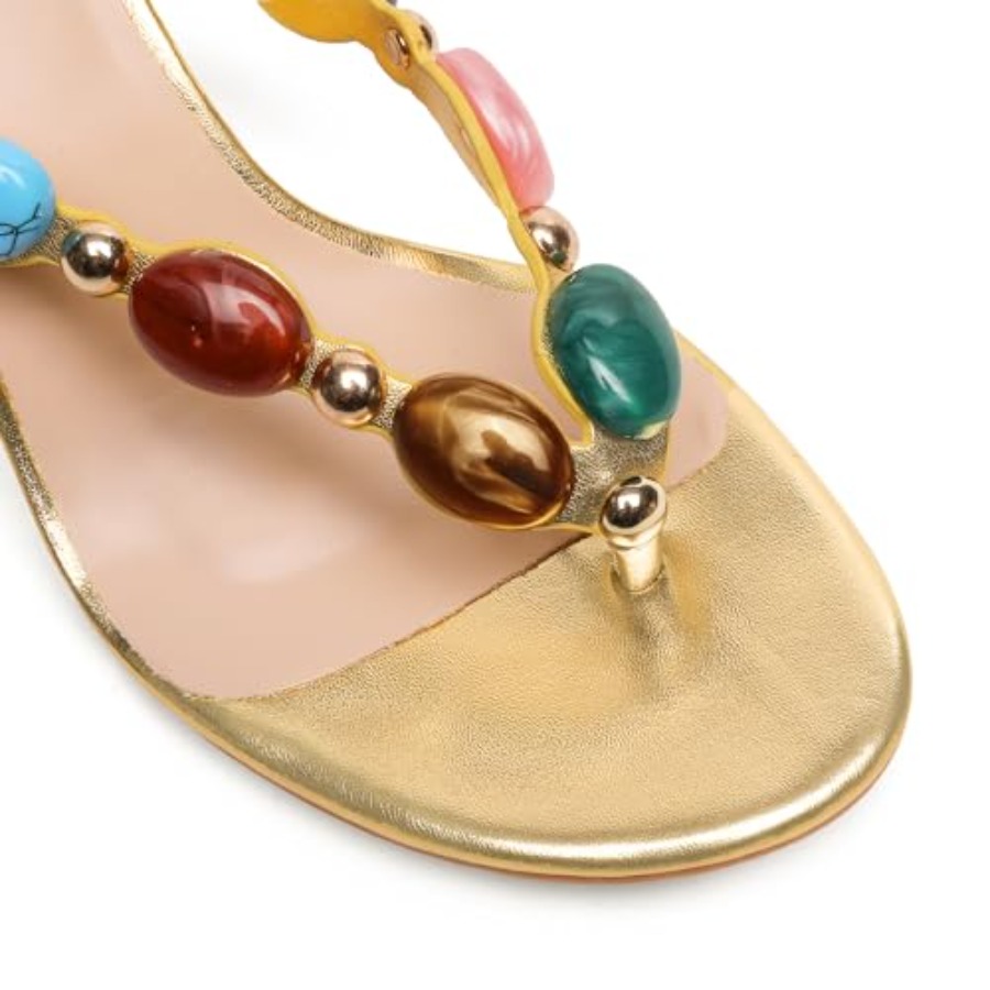 Oakmoo Women's Jeweled Thong S - Flip Flop Jeweled review and price