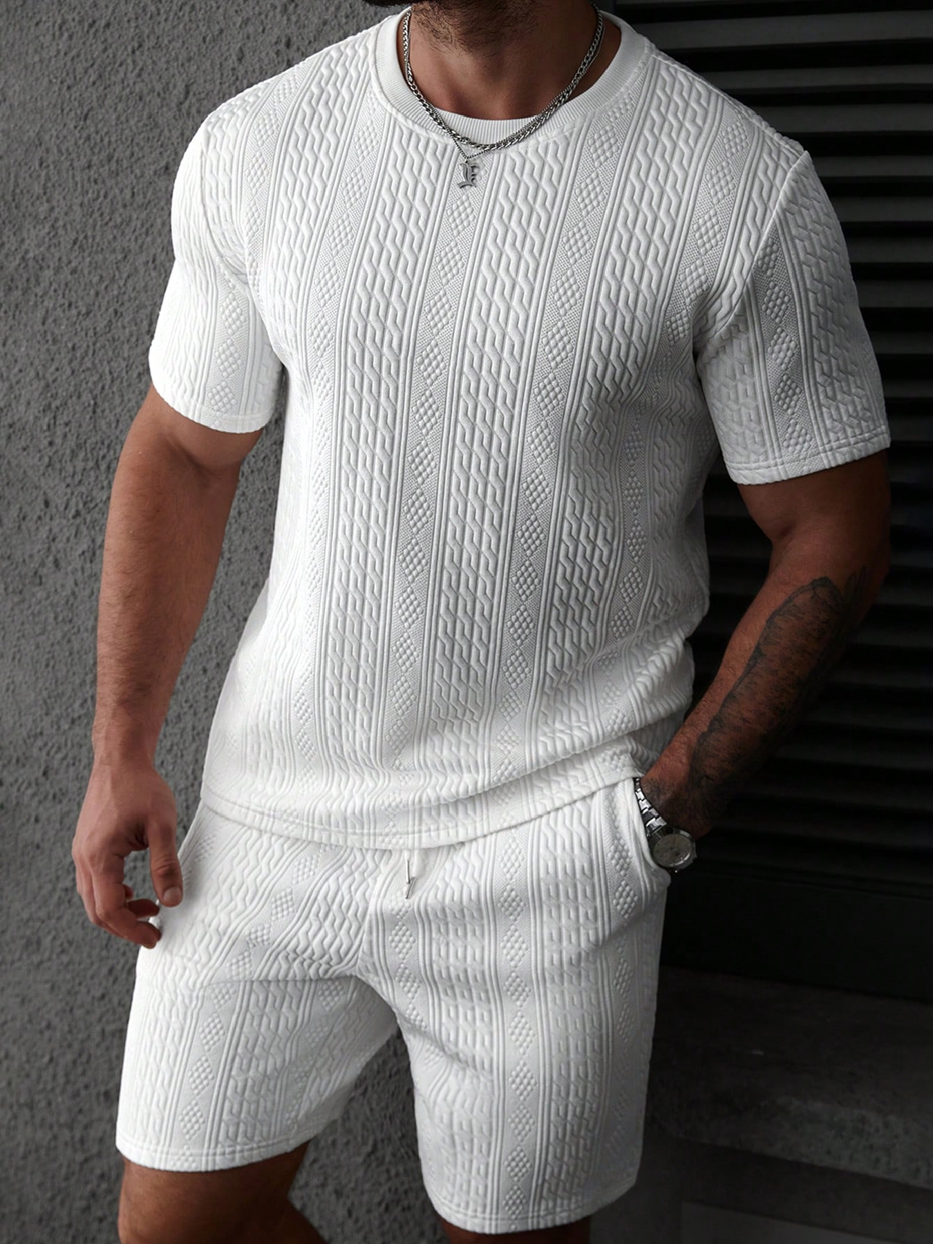 Casual men's polo shirt set, s - Summer Clothing Sets Men review and price