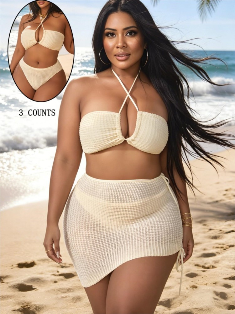 L-4XL Plus Size High Waist Bik - Bikini Set Push Up review and price