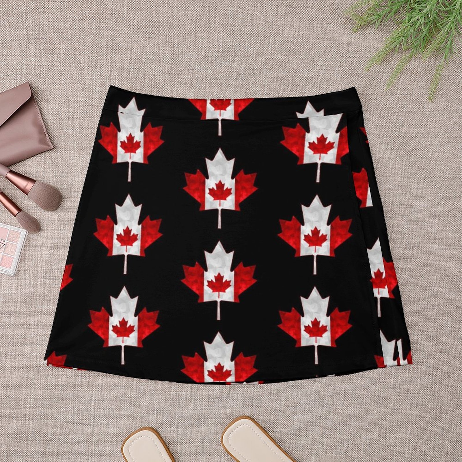 Canada Maple Leaf Geometric Gr - Summer Clothing Women Canada review and price