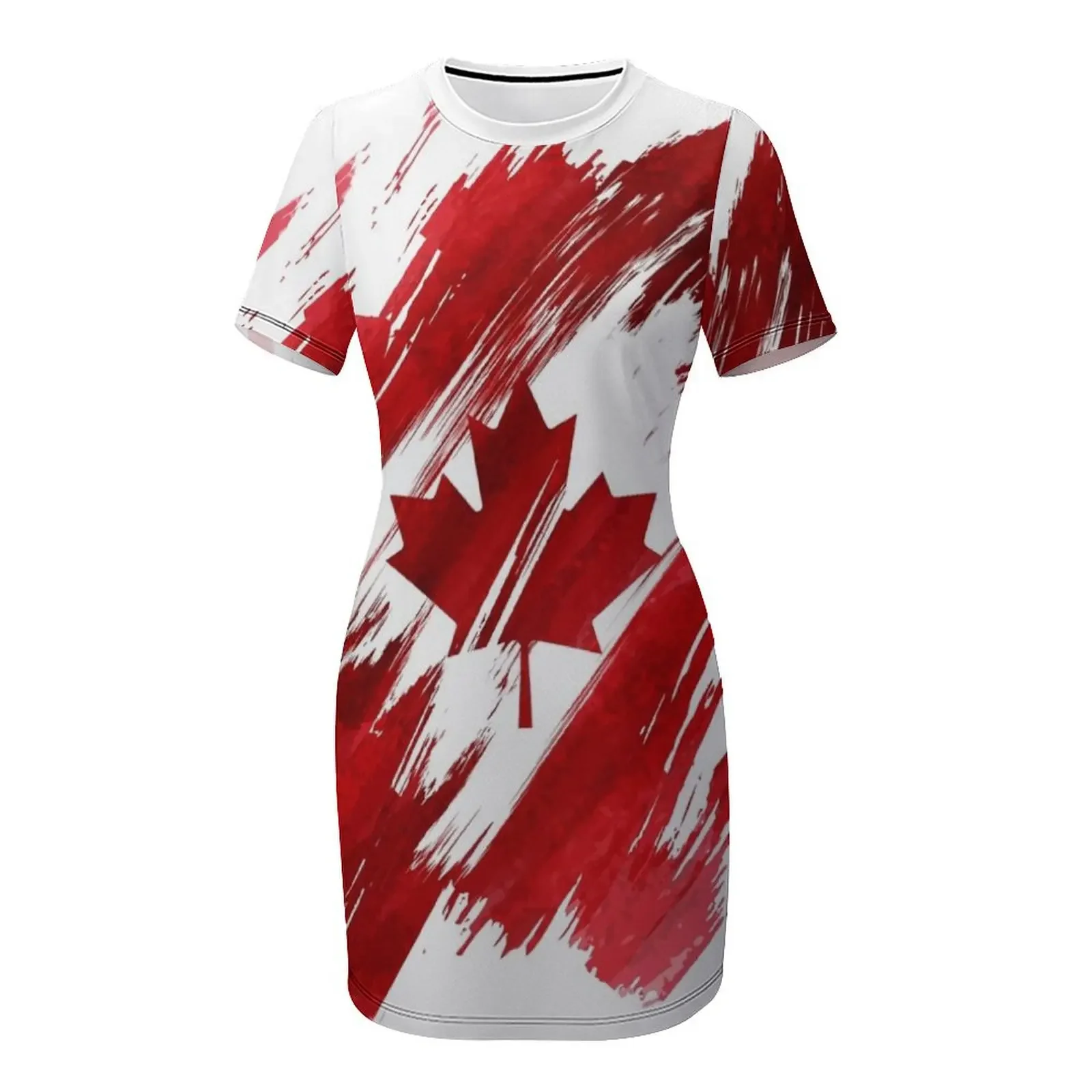 Canada Short-Sleeved Dress ele - Summer Clothing Women Canada review and price