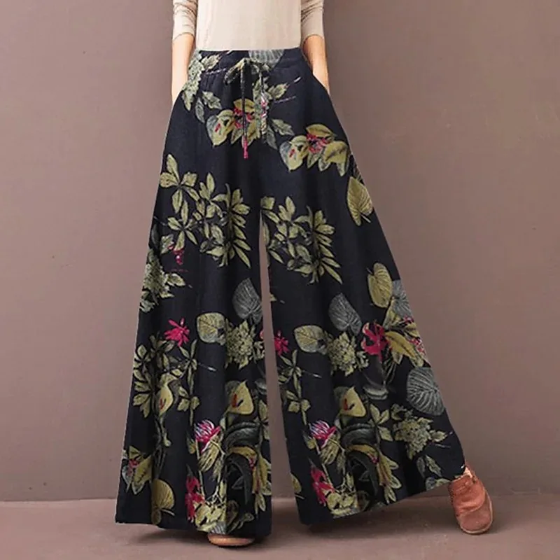 Boho Floral Wide Leg Pants Wom - Palazzo Pant Wide review and price