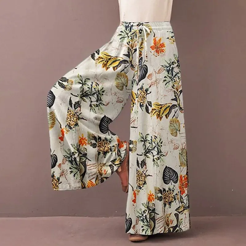 Boho Floral Wide Leg Pants Wom - Palazzo Pant Wide review and price