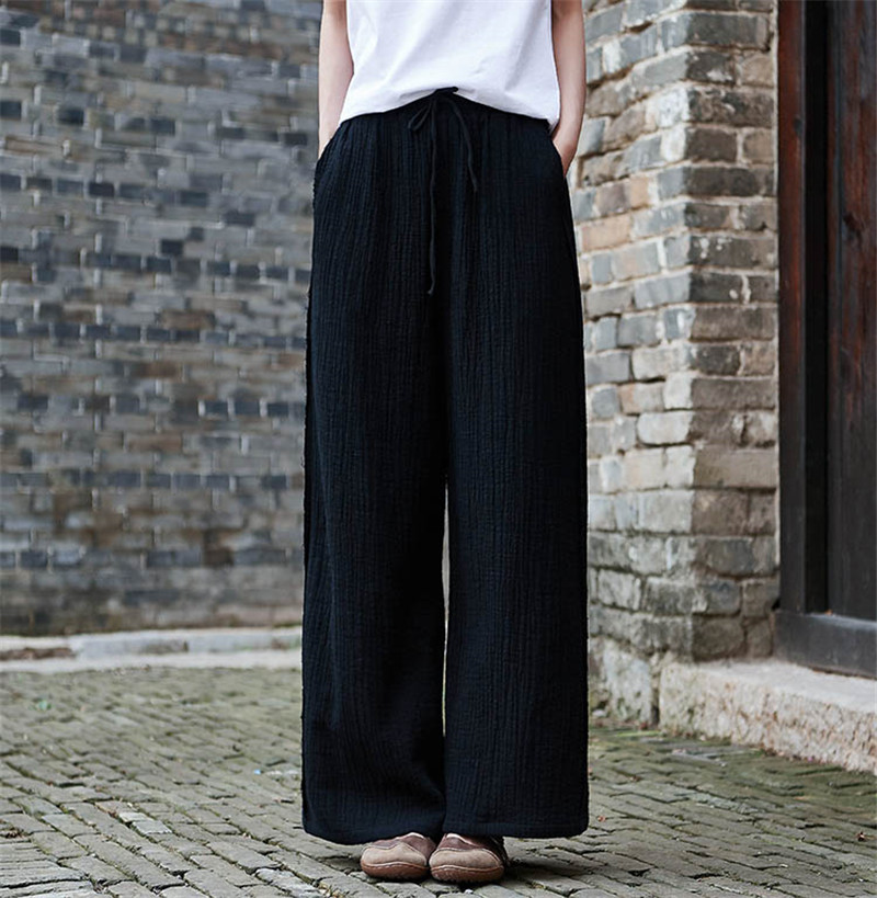 Fashion Lace-up Wide Leg Pants - Palazzo Pant Wide review and price