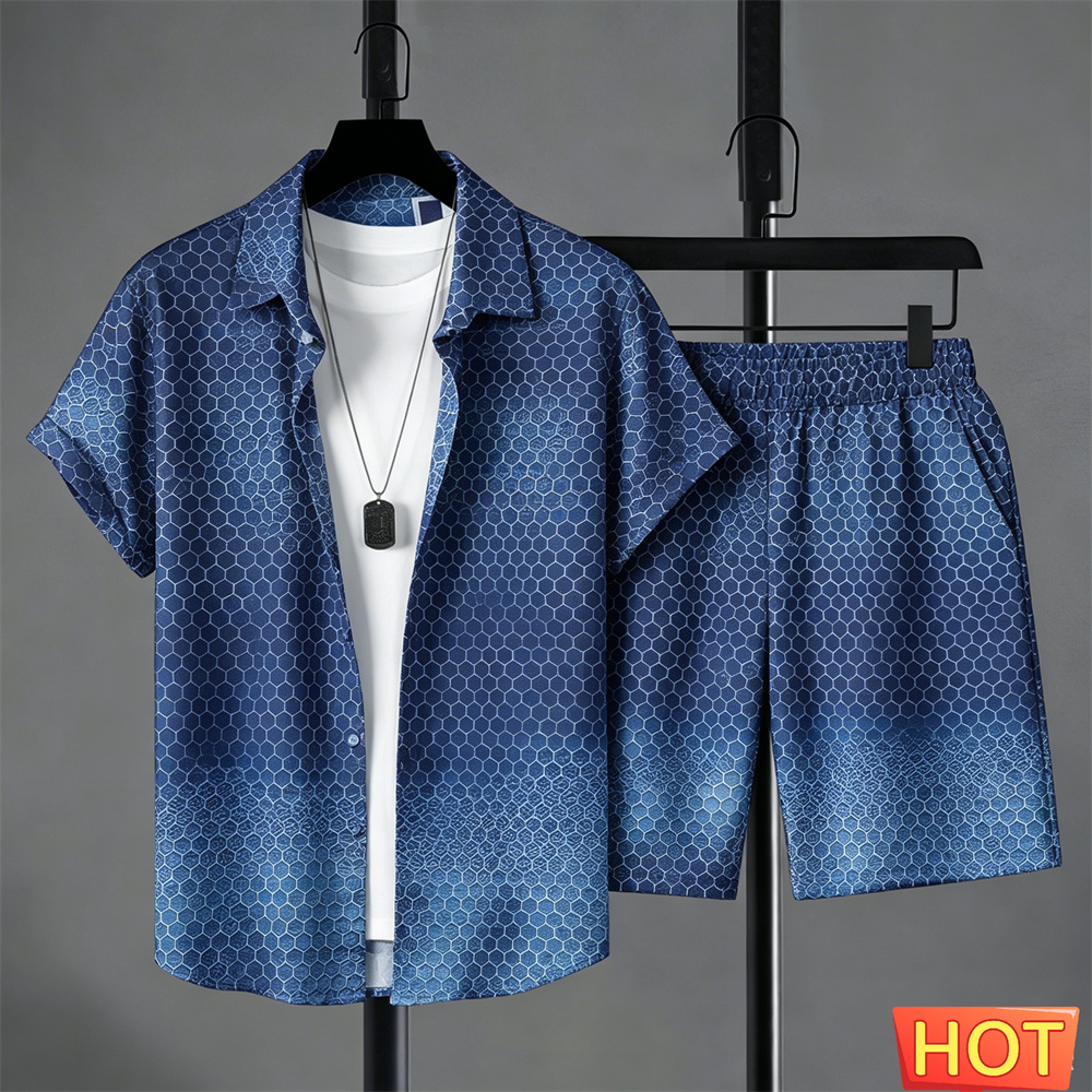 Summer Outfits Man Shirt Set G - Summer Clothing Sets Men review and price