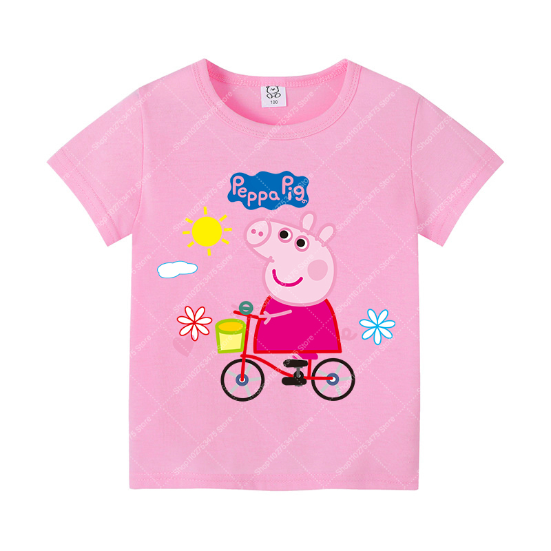 Kids Girl Cute Cotton T-shirt  - Summer Clothing Girls review and price