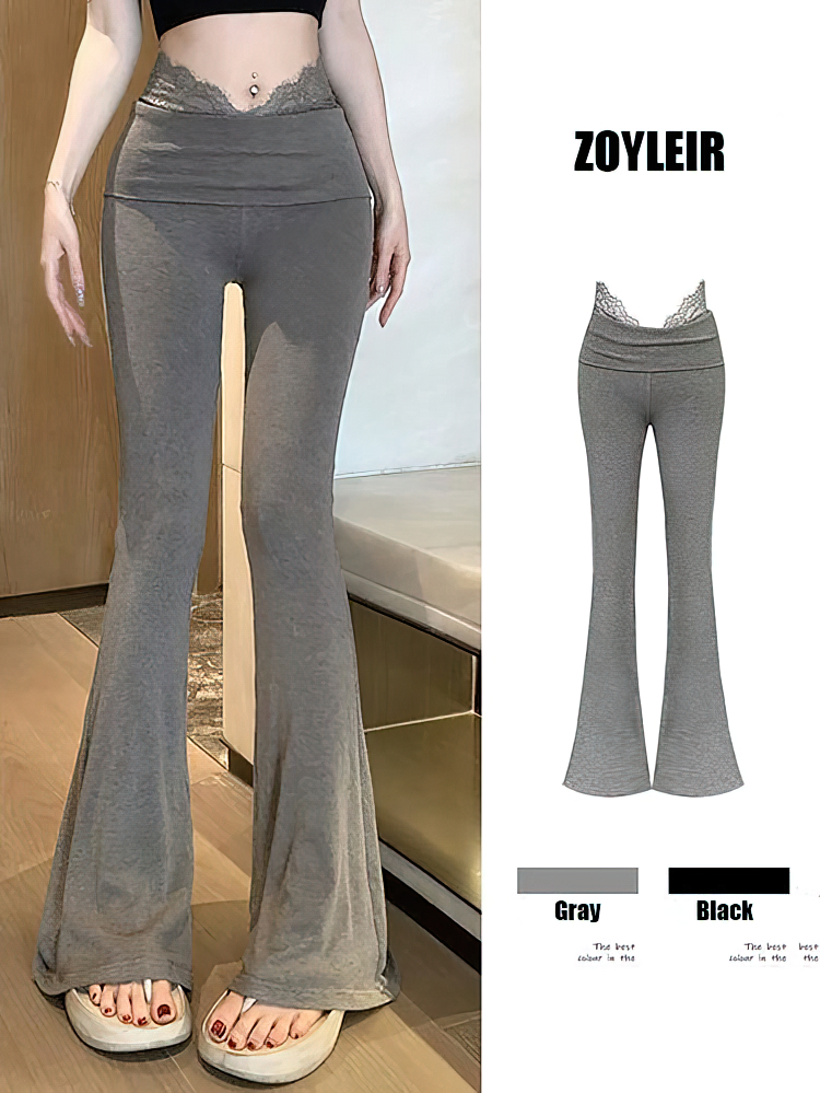 Lace Sport Wide leg High waist - Palazzo Pant Wide review and price