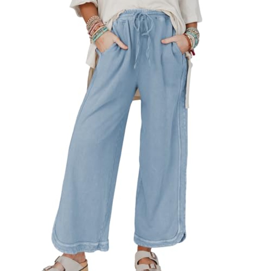Hixiaohe Women's Casual Wide L - Palazzo Pant Wide review and price