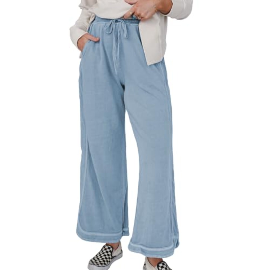 Hixiaohe Women's Casual Wide L - Palazzo Pant Wide review and price
