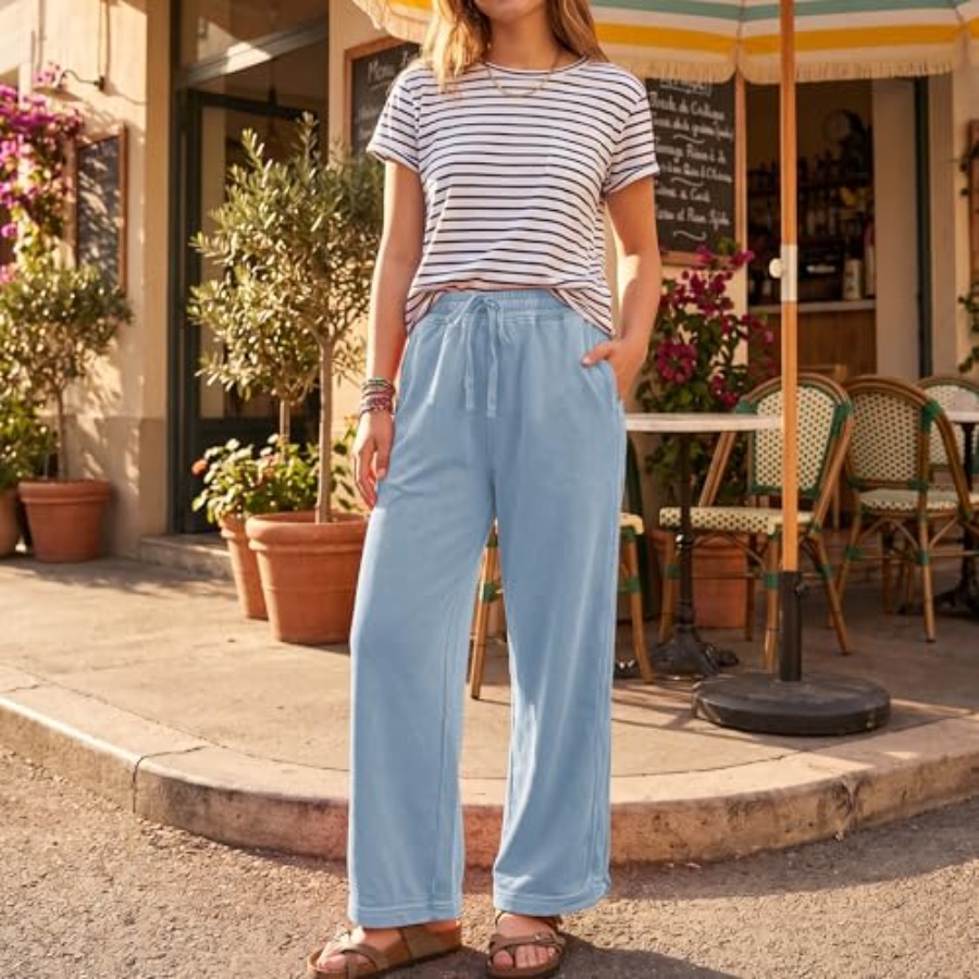 Hixiaohe Women's Casual Wide L - Palazzo Pant Wide review and price