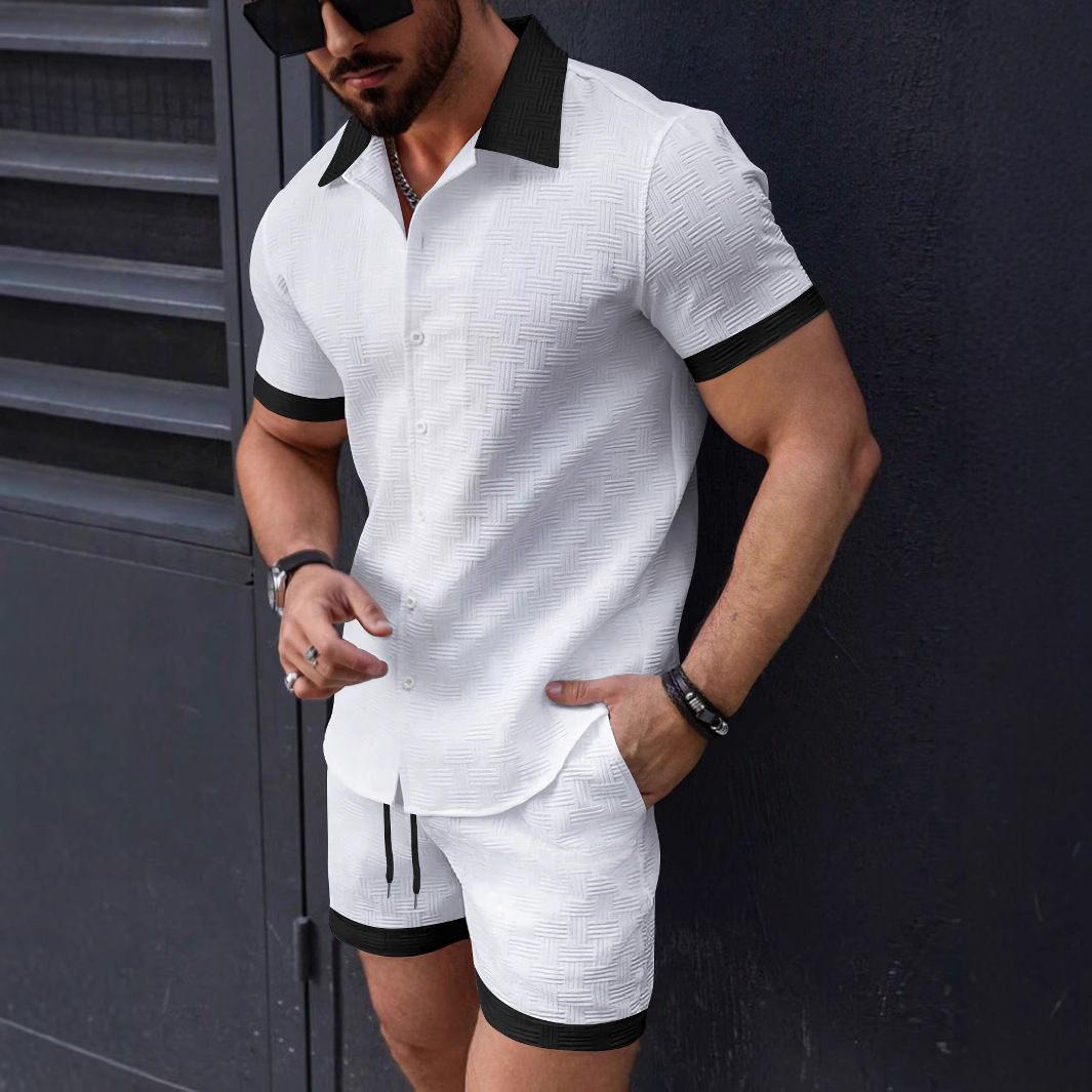 Matching Sets Trend Men Suit   - Summer Clothing Sets Men review and price