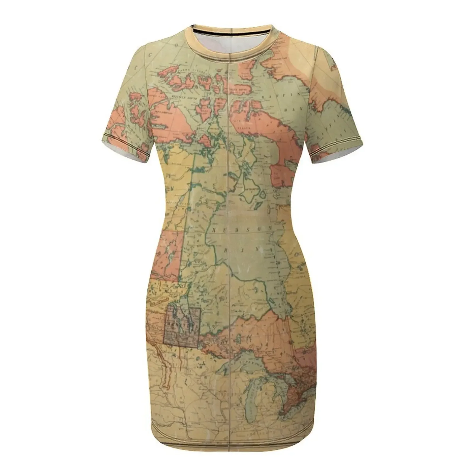 Vintage Map of Canada (1898) S - Summer Clothing Women Canada review and price