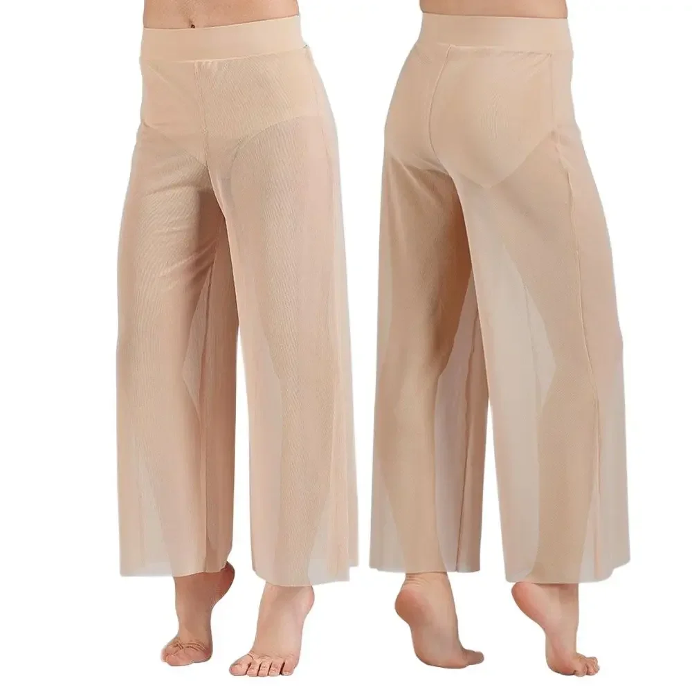 Lyrical Mesh Wide Leg Pants Mo - Palazzo Pant Wide review and price