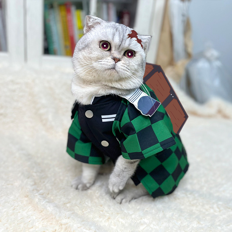 Demon Slayer Zenitsu Pet Cloth - Summer Dog Clothing review and price