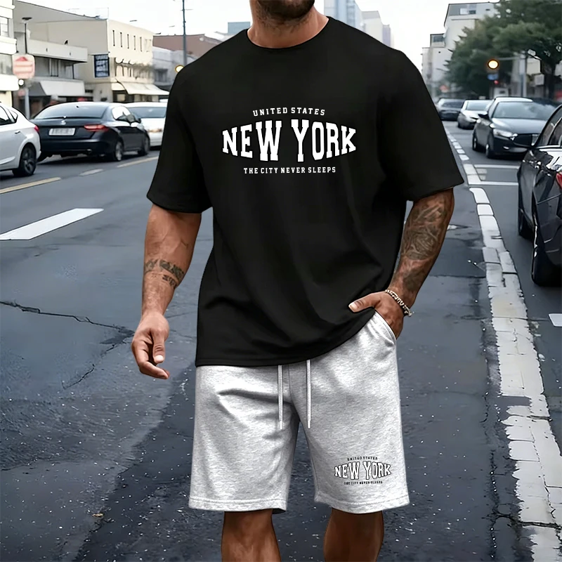 Summer Men's T-Shirt Set Casua - Summer Quotes review and price