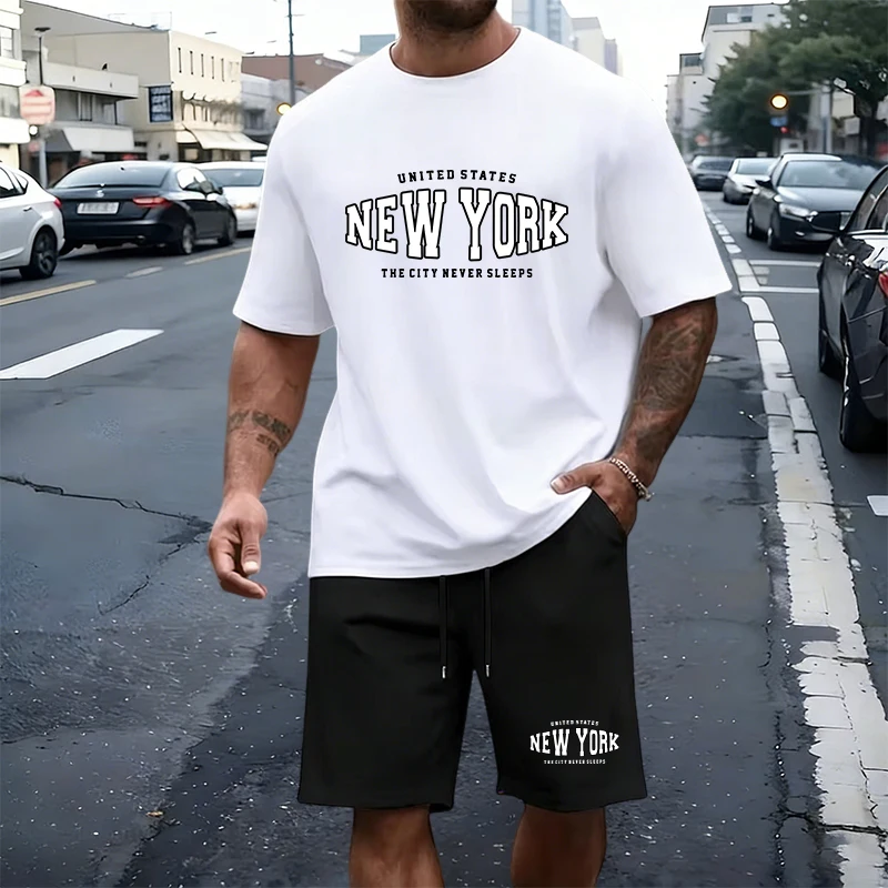Summer Men's T-Shirt Set Casua - Summer Quotes review and price