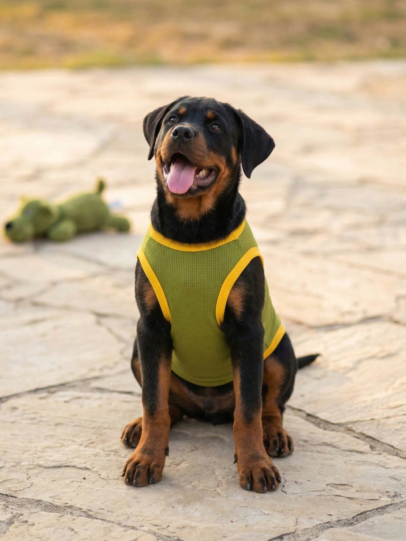 Dog Tank Top, Dog Vest, Soft & - Soft Summer Yellow Clothing review and price