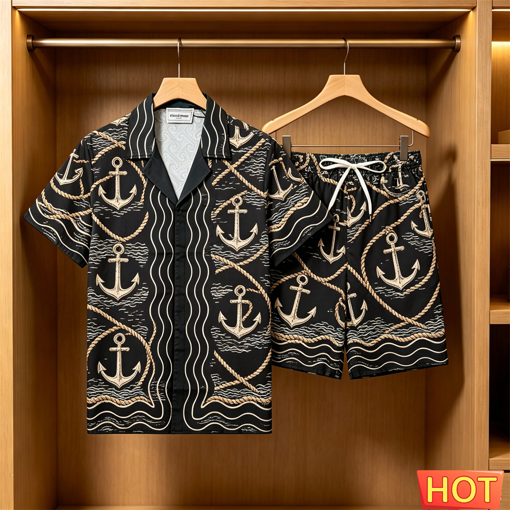 Men's 2 Piece Hawaiian Set Nau - Summer Clothing Sets Men review and price